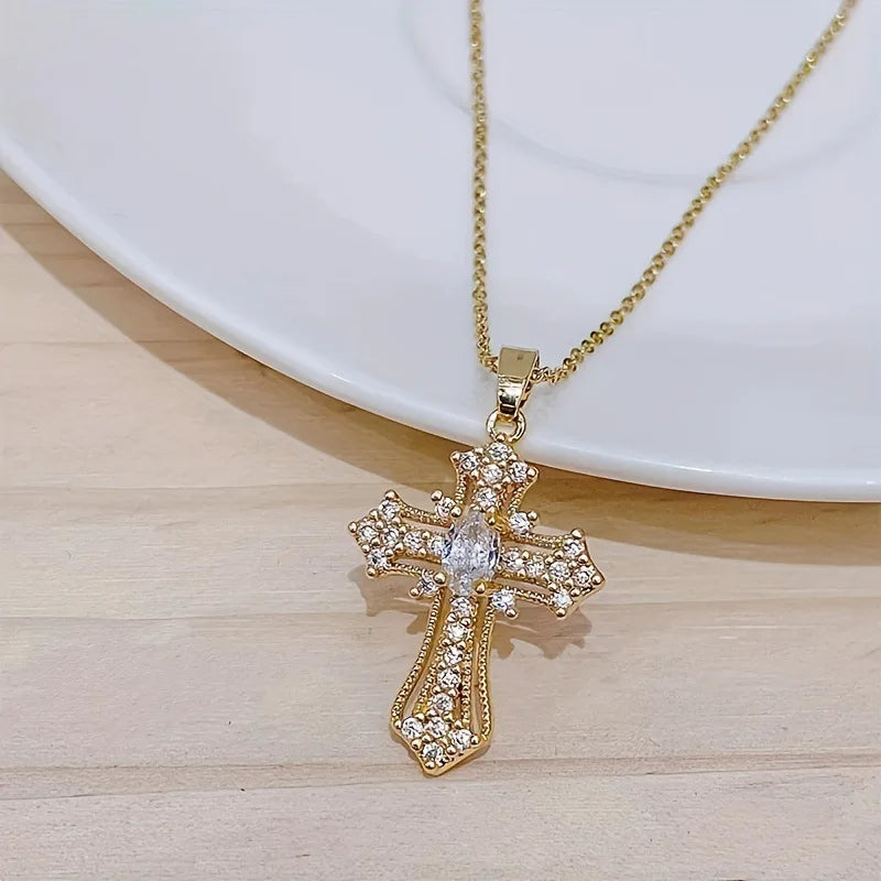 Vintage Cross Necklace