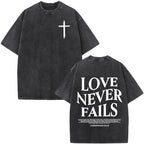 Vintage Faith Over Fear Tee