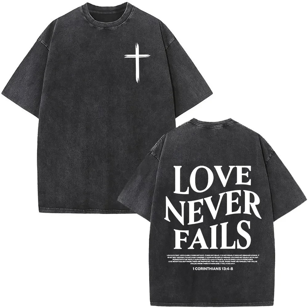 Vintage Faith Over Fear Tee