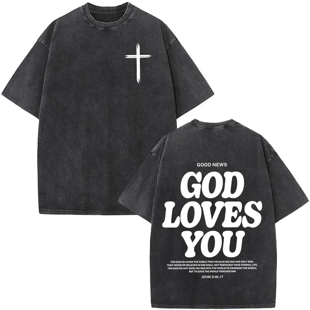 Vintage Faith Over Fear Tee