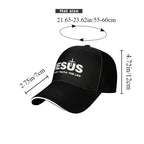 Jesus Cross Print Cap