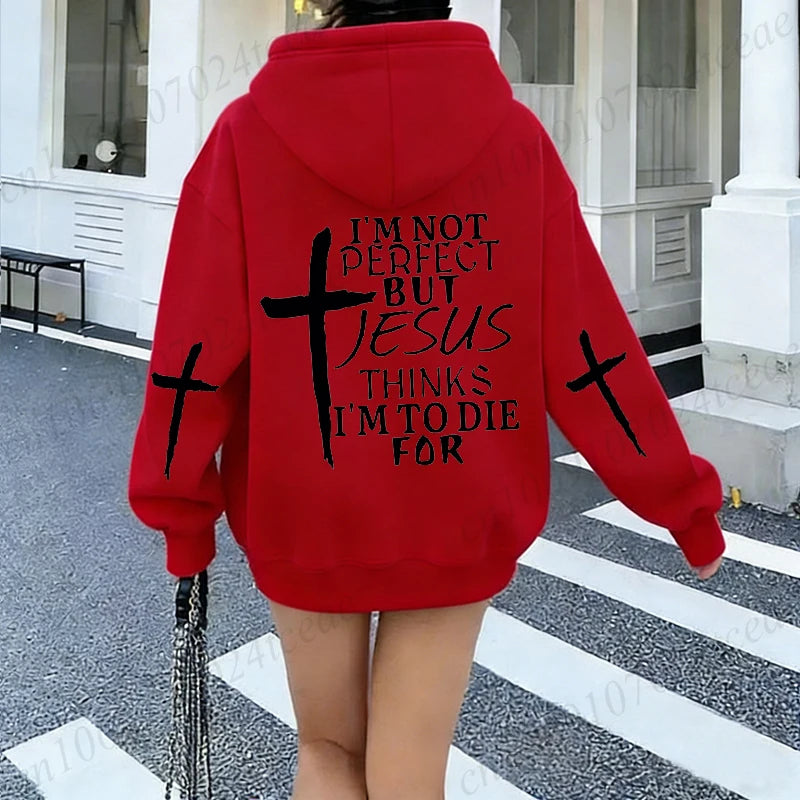 Imperfect But Jesus Hoodie