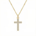 Crystal Cross Pendant Necklace
