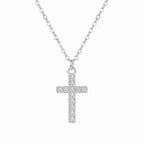 Crystal Cross Pendant Necklace