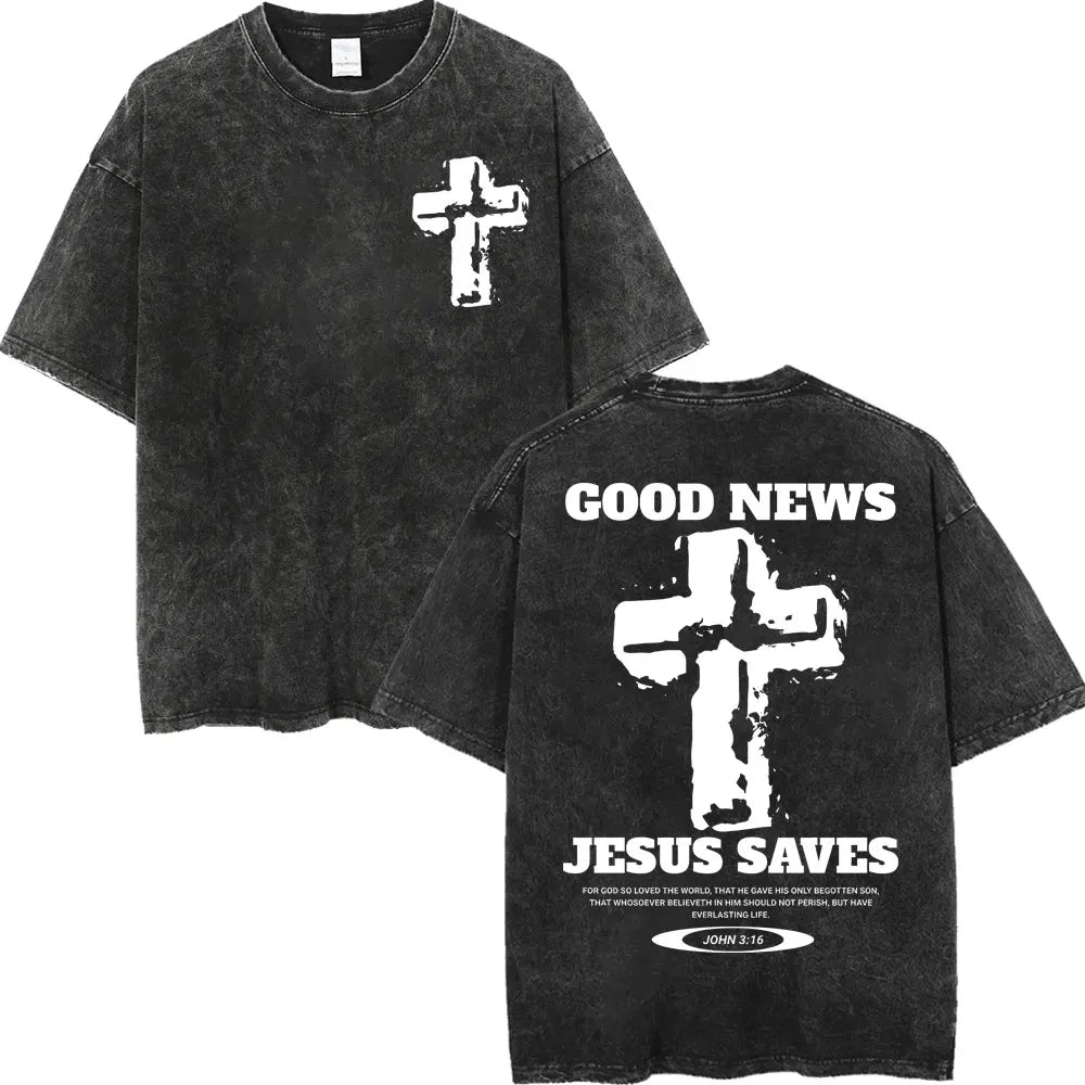 Washed Christian Verse Tee