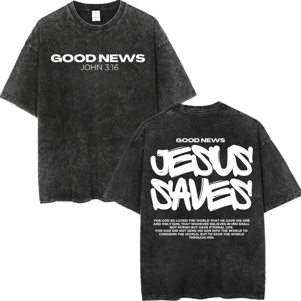 Washed Christian Verse Tee