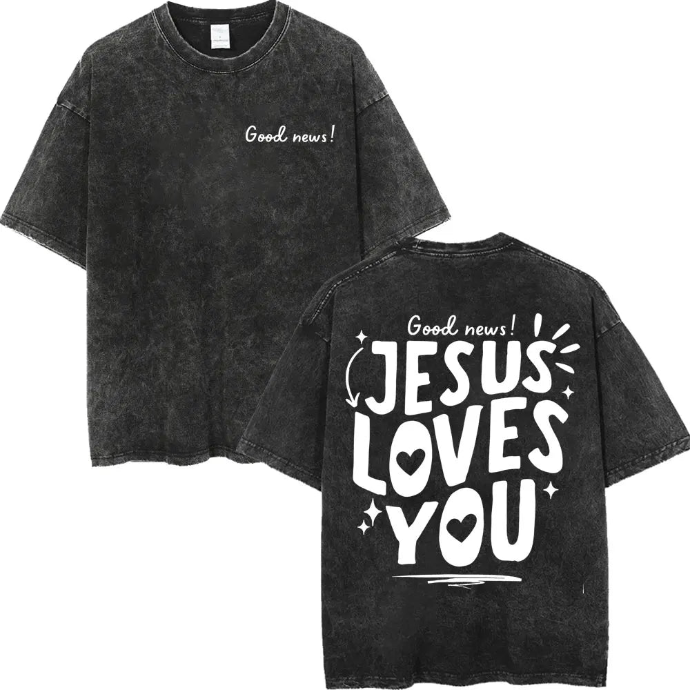 Washed Christian Verse Tee