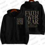 Faith Over Fear Zip Hoodie