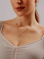 Gold Cross Necklace