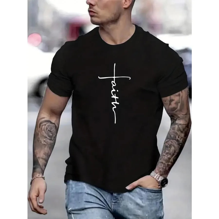 Minimalist Faith Cross Tee