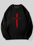Cross Blood Drip Sweatshirt