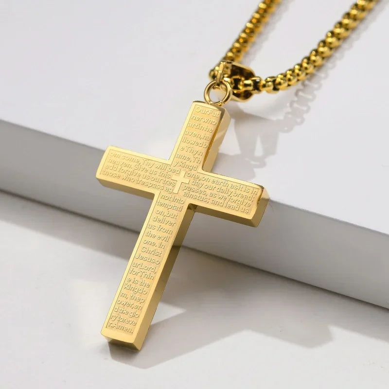 Jesus Cross Pendant Necklace