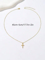 Gold Cross Necklace