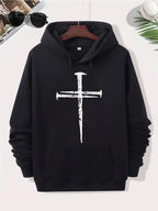 Cross Pattern Hoodie