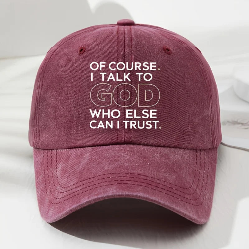 Faith Message Baseball Cap