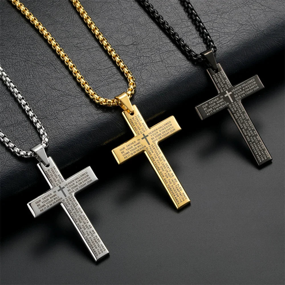 Jesus Cross Pendant Necklace