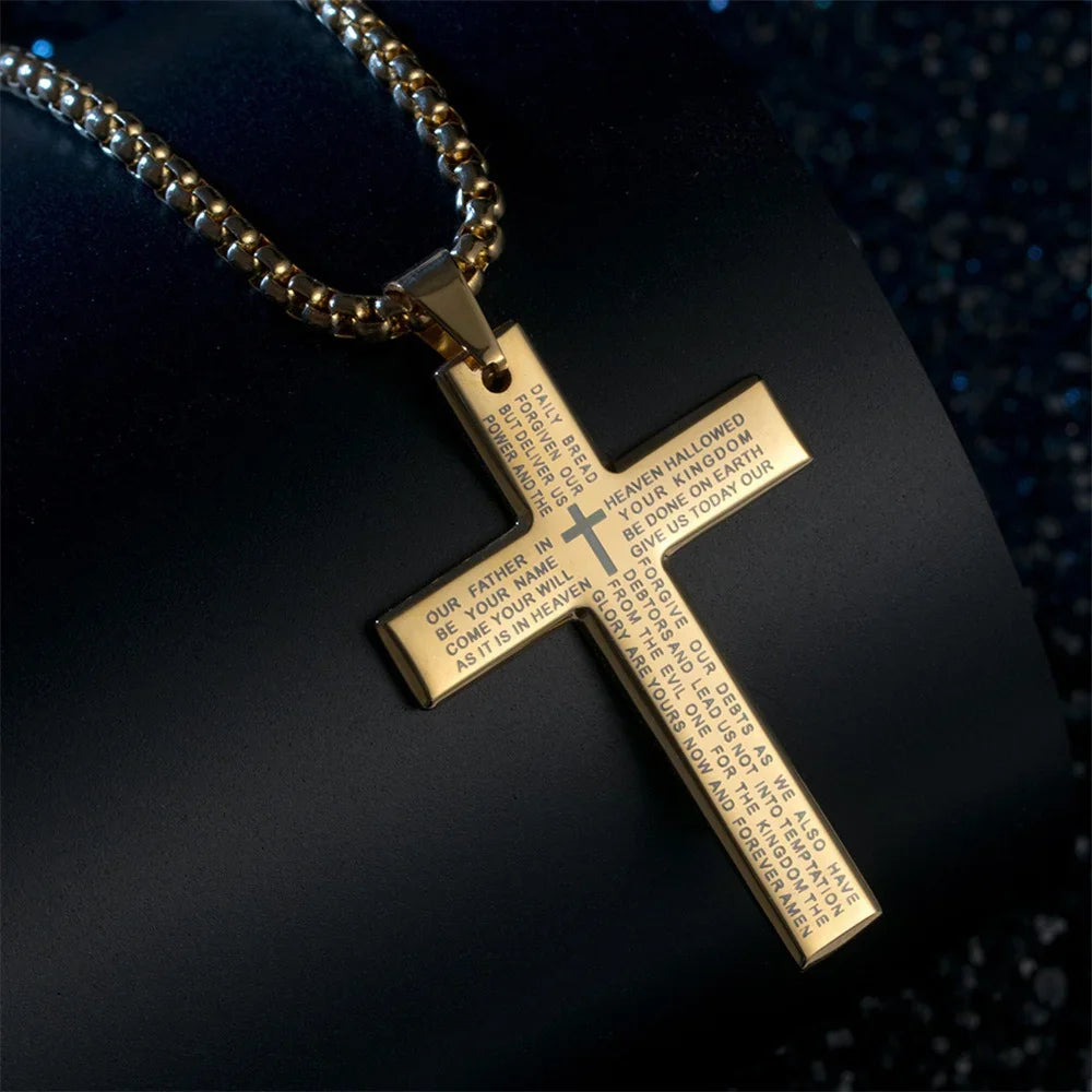 Jesus Cross Pendant Necklace