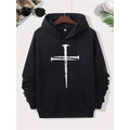 Cross Pattern Hoodie