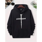 Cross Pattern Hoodie