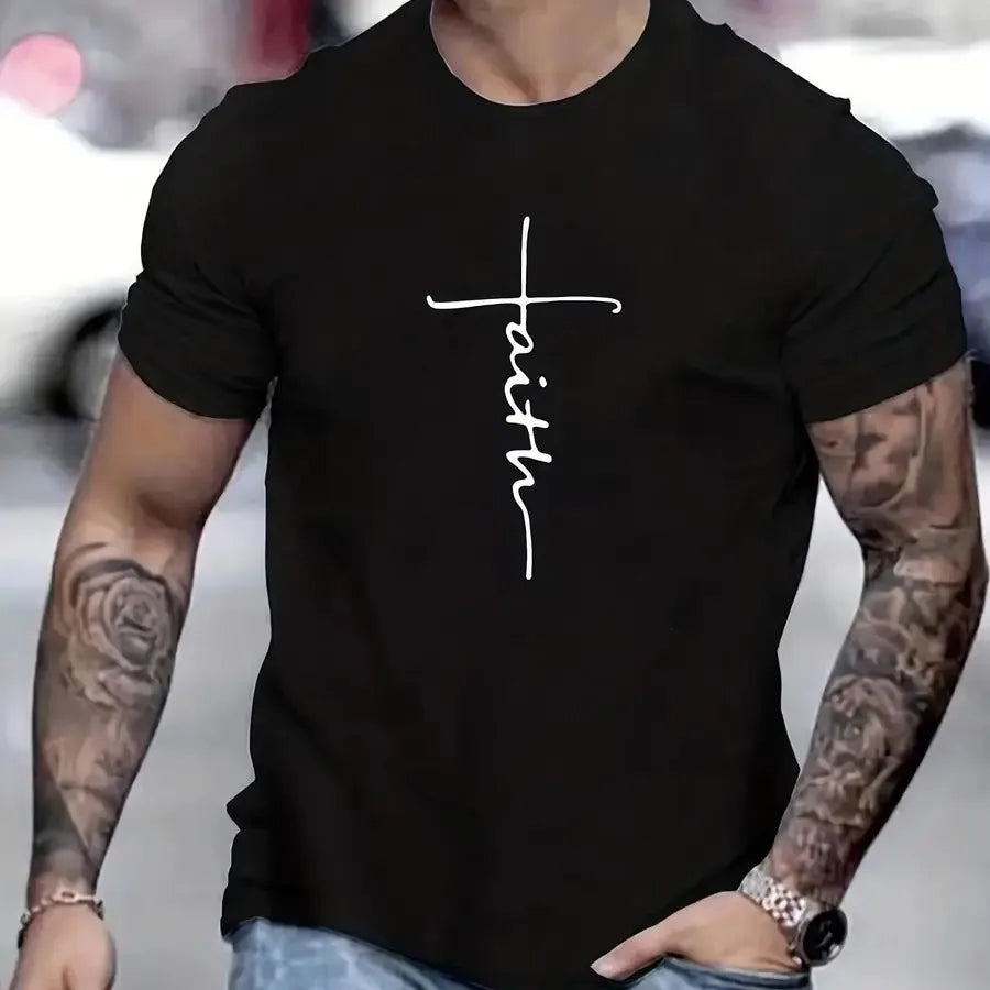 Minimalist Faith Cross Tee