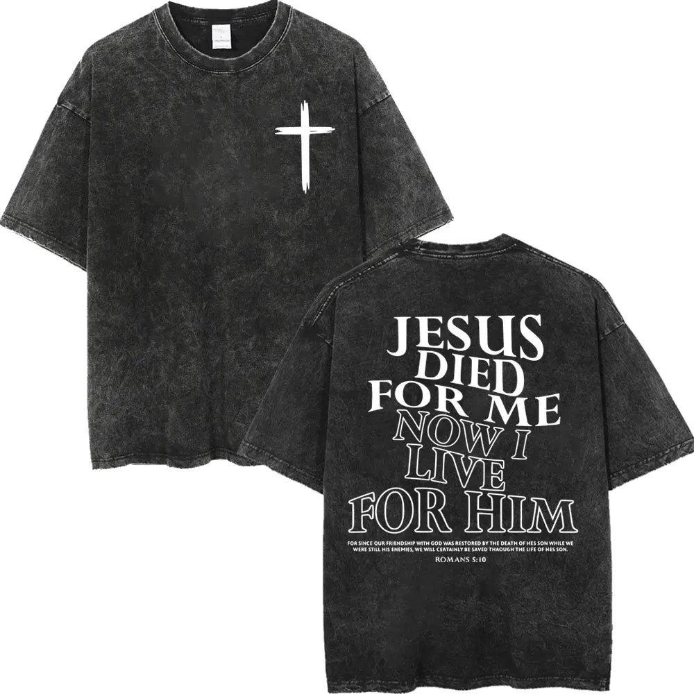 Washed Christian Verse Tee
