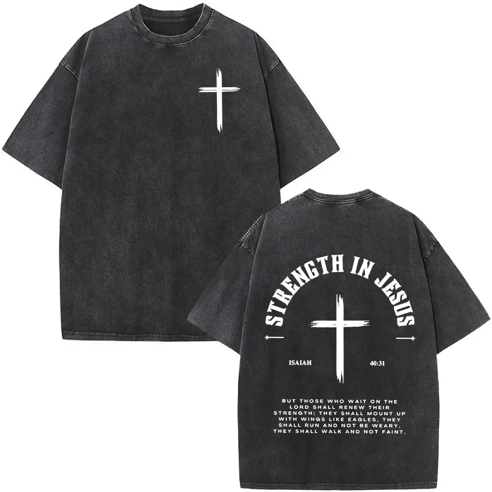 Vintage Faith Over Fear Tee