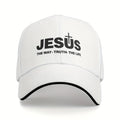 Jesus Cross Print Cap