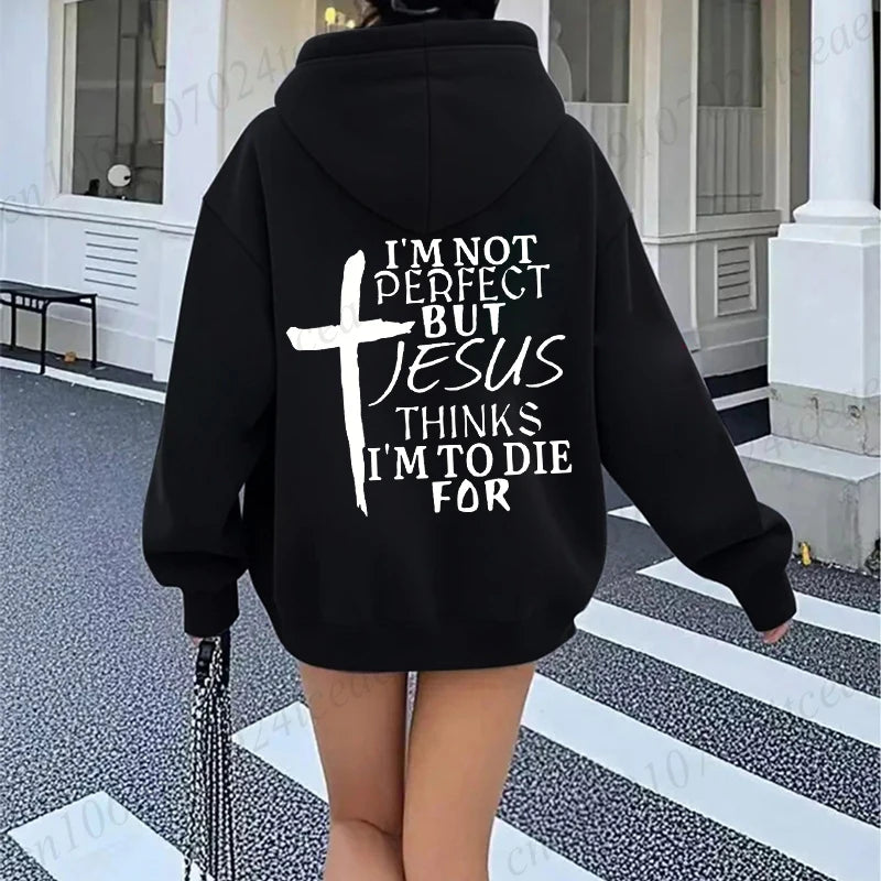 Imperfect But Jesus Hoodie