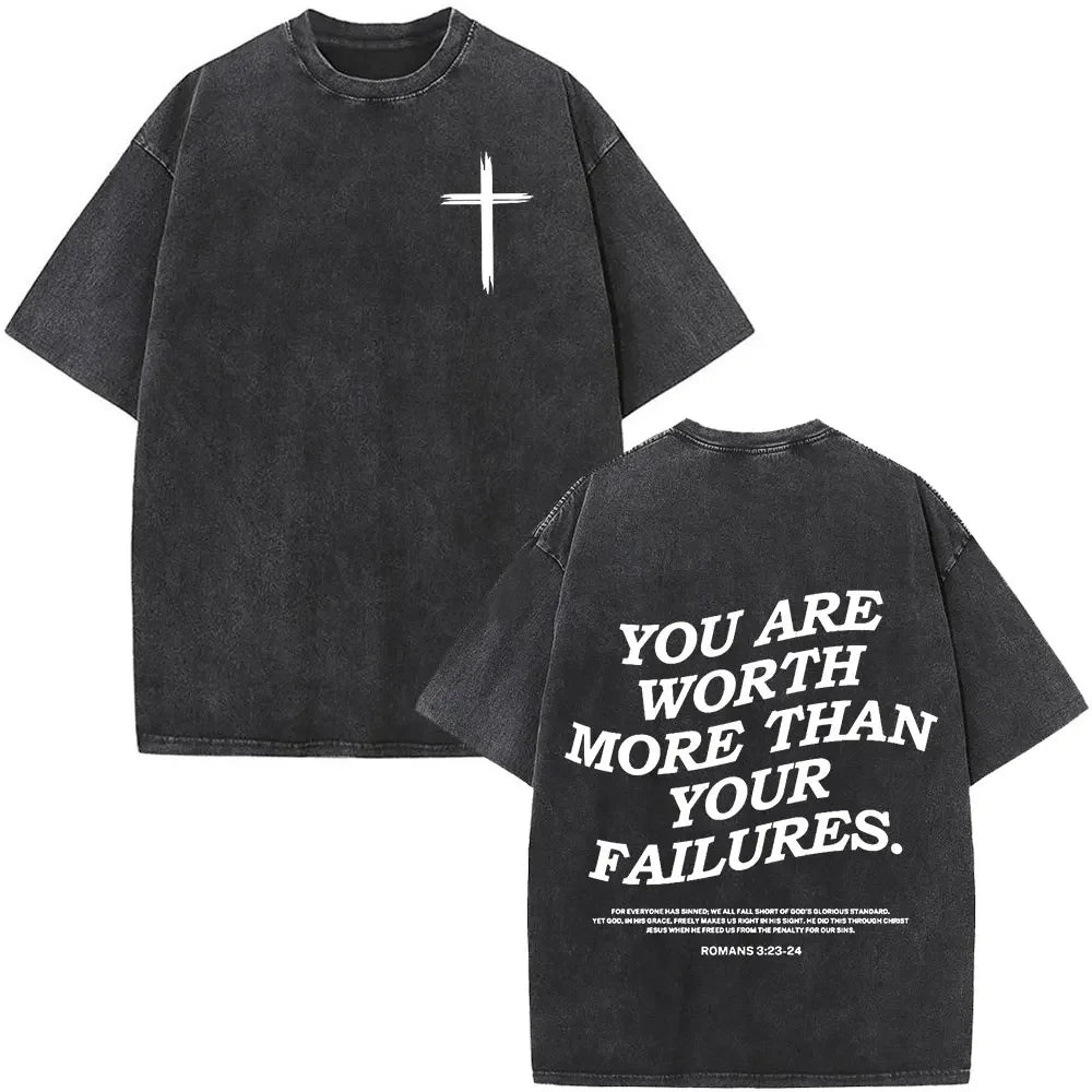 Vintage Faith Over Fear Tee