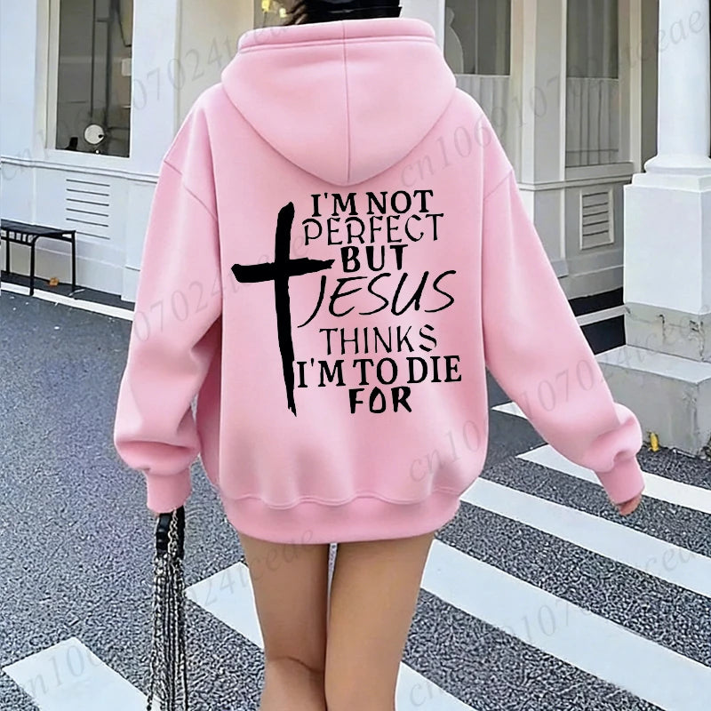 Imperfect But Jesus Hoodie