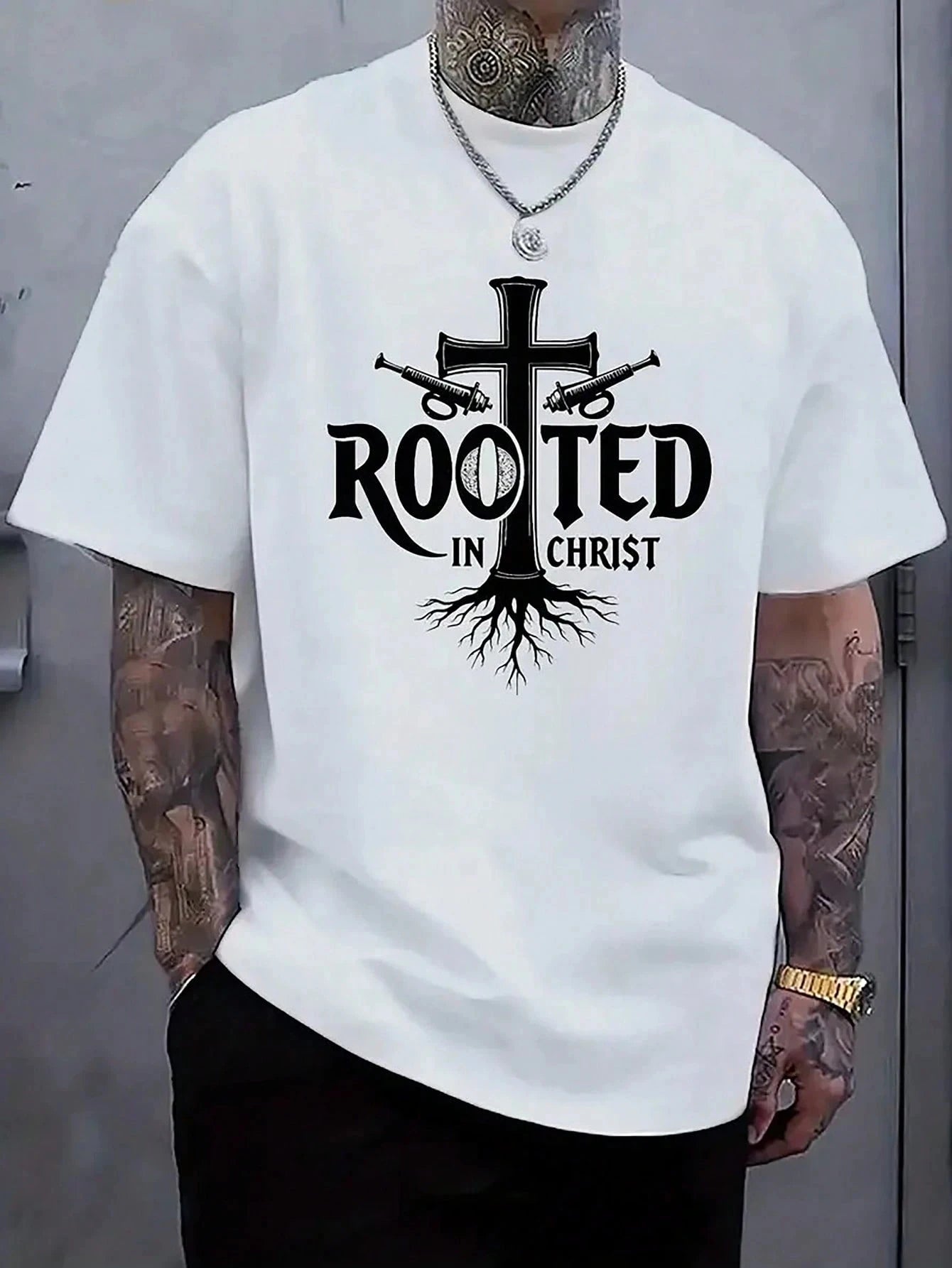 Christian Goth Oversized Tee