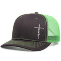 Cross Embroidery Trucker Cap