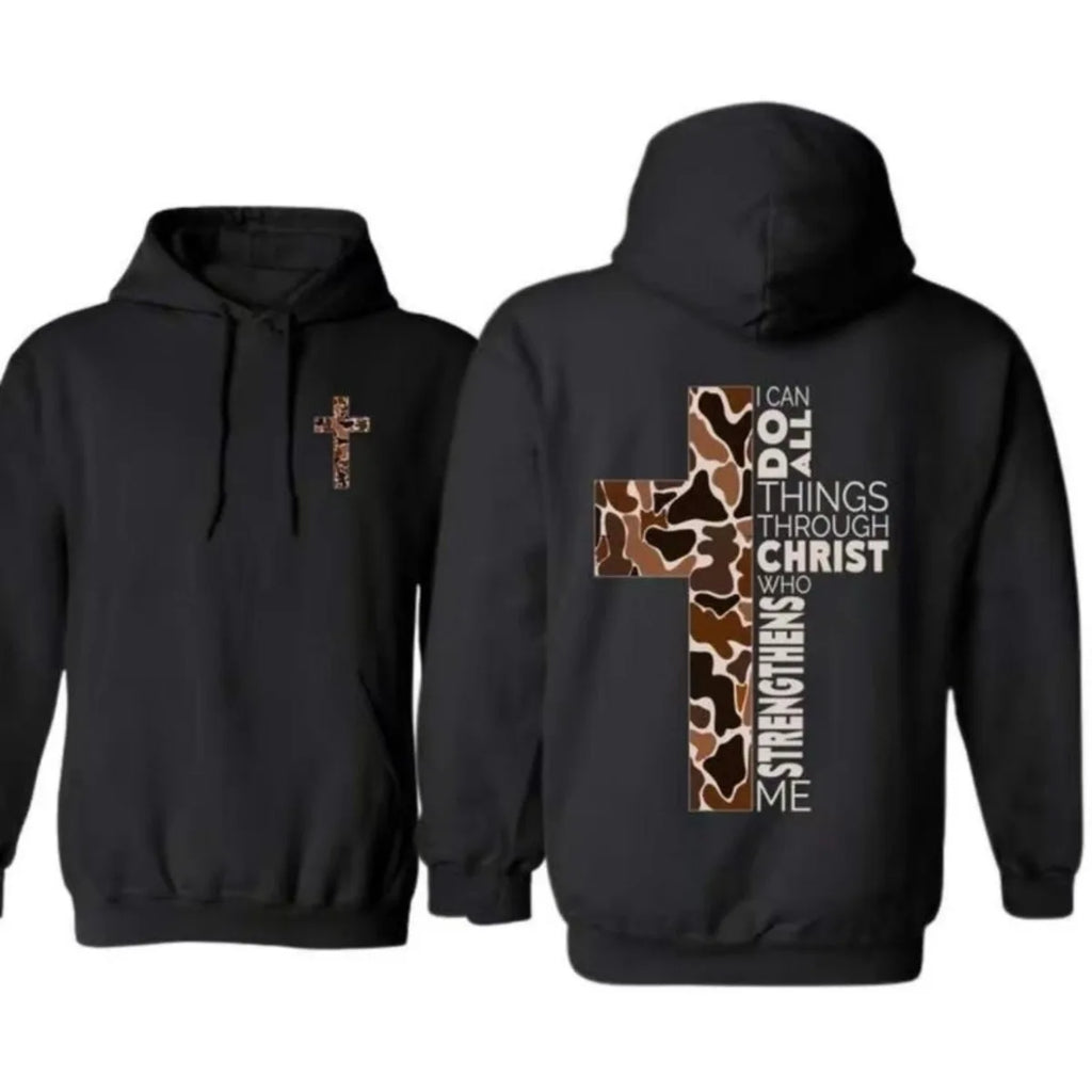 Camo Cross Hoodie