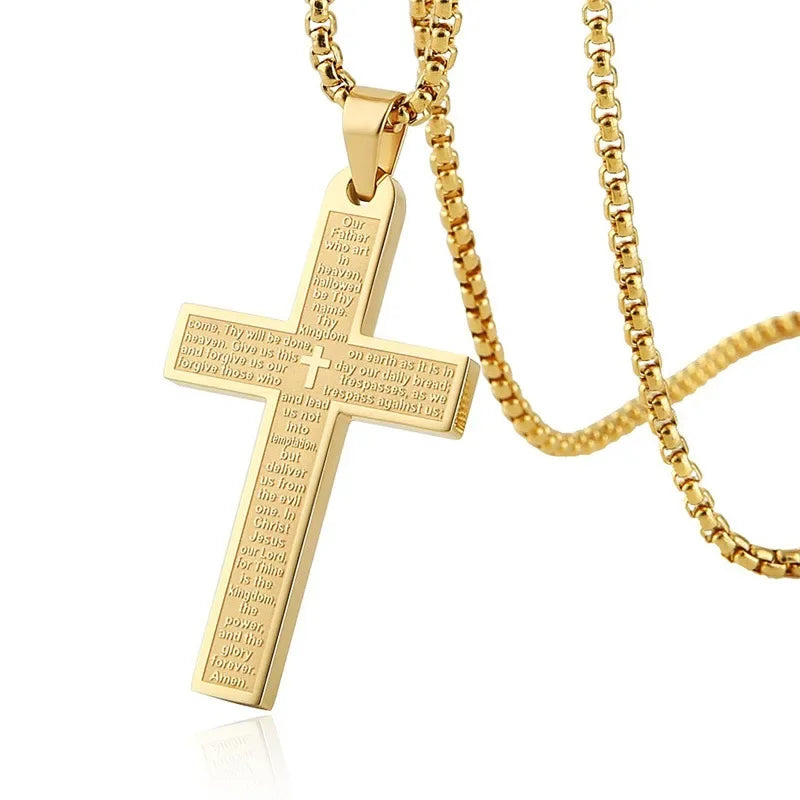 Jesus Cross Pendant Necklace