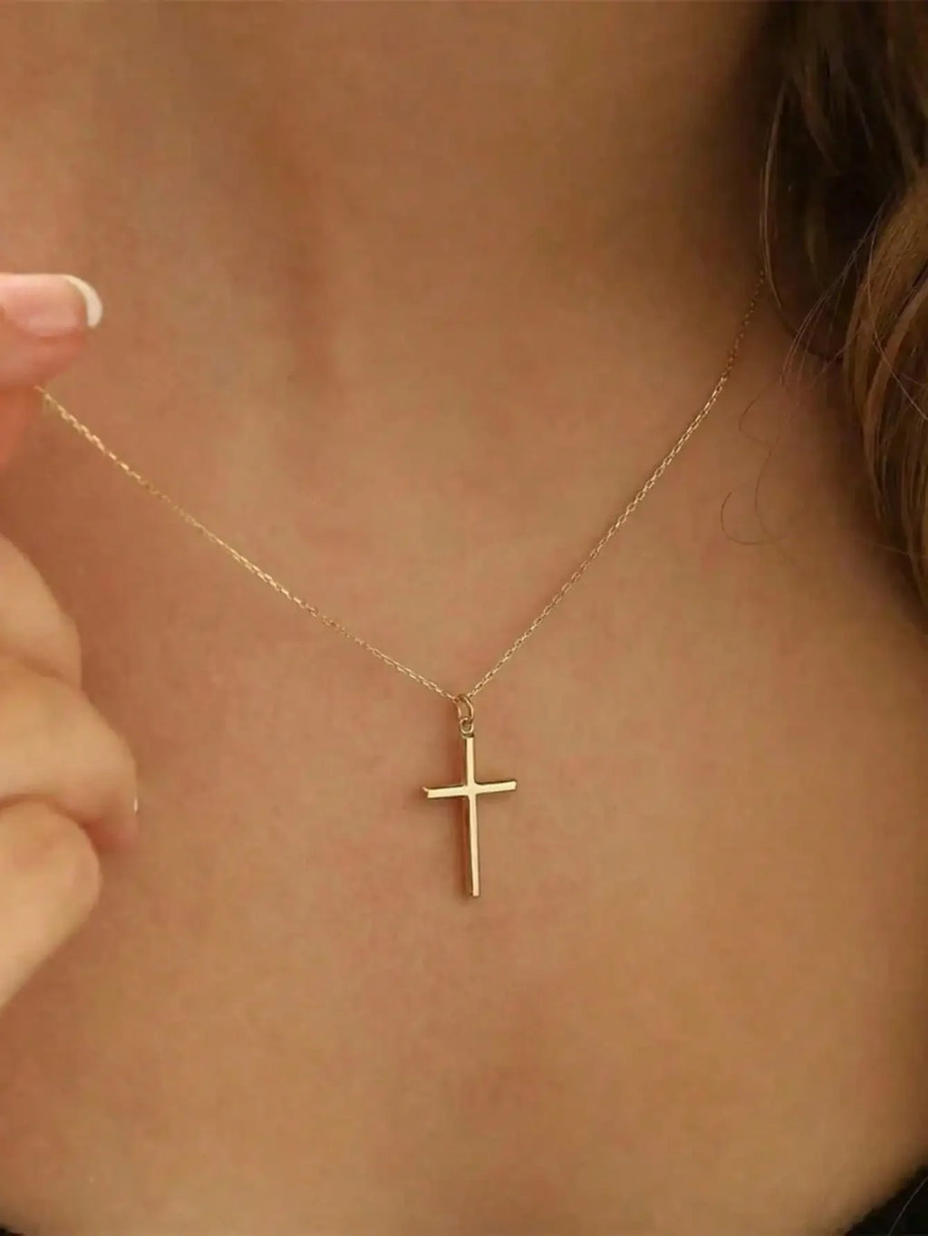 Gold Cross Necklace