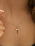 Gold Cross Necklace