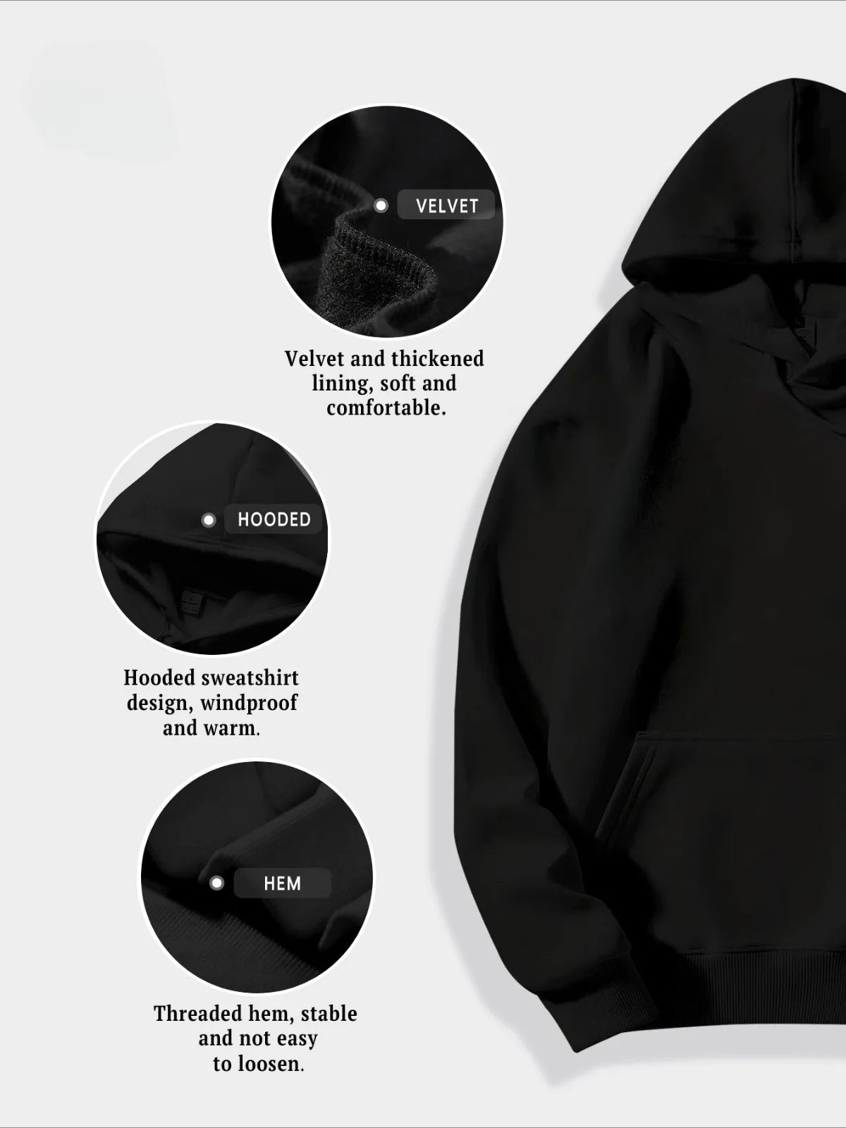 Cross Pattern Hoodie
