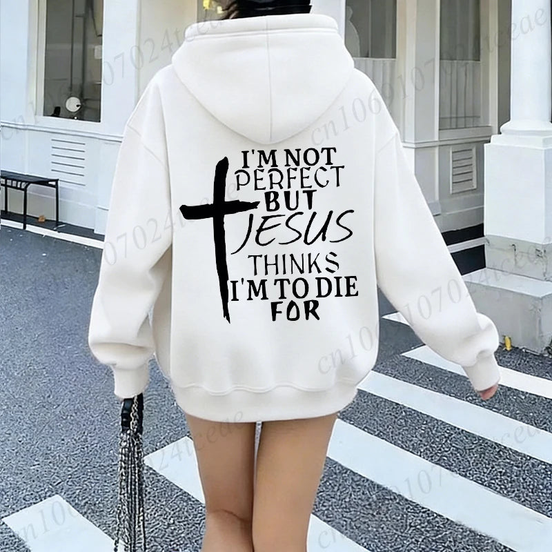 Imperfect But Jesus Hoodie