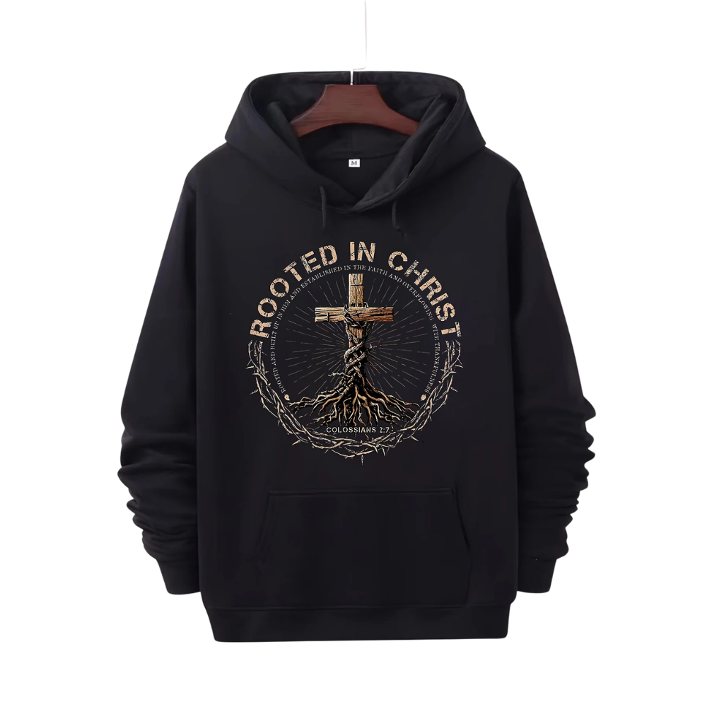 Cross Pattern Hoodie